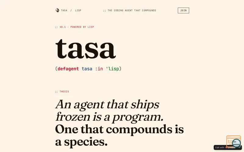 Screenshot of Tasa