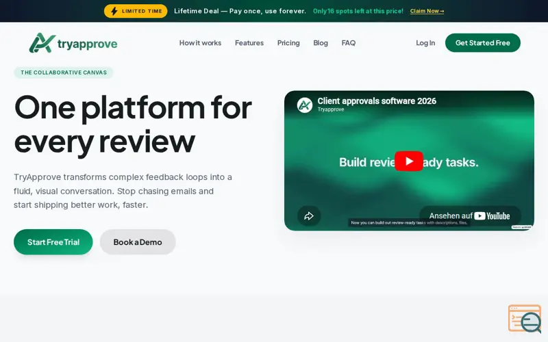 Screenshot of TryApprove