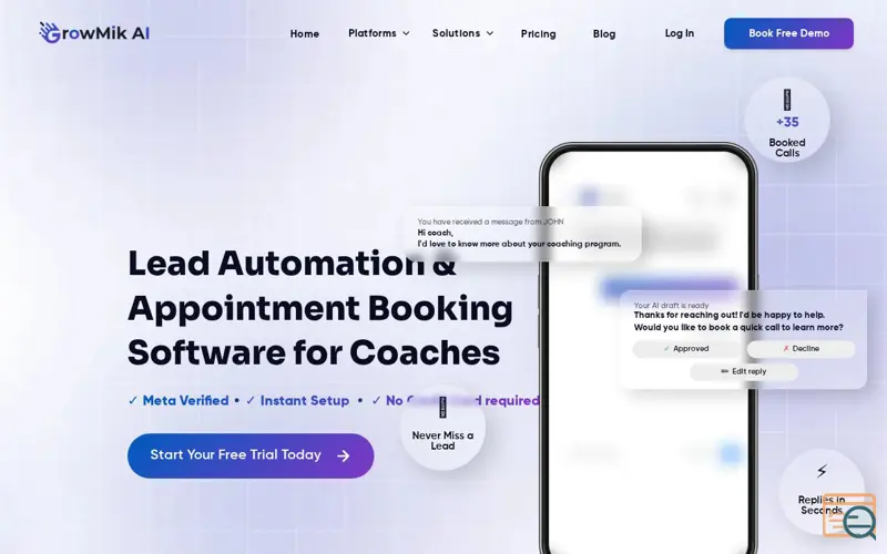 Screenshot of Lead Automation Software