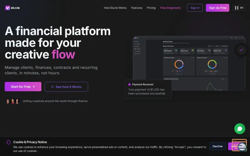 Screenshot of Eluvie