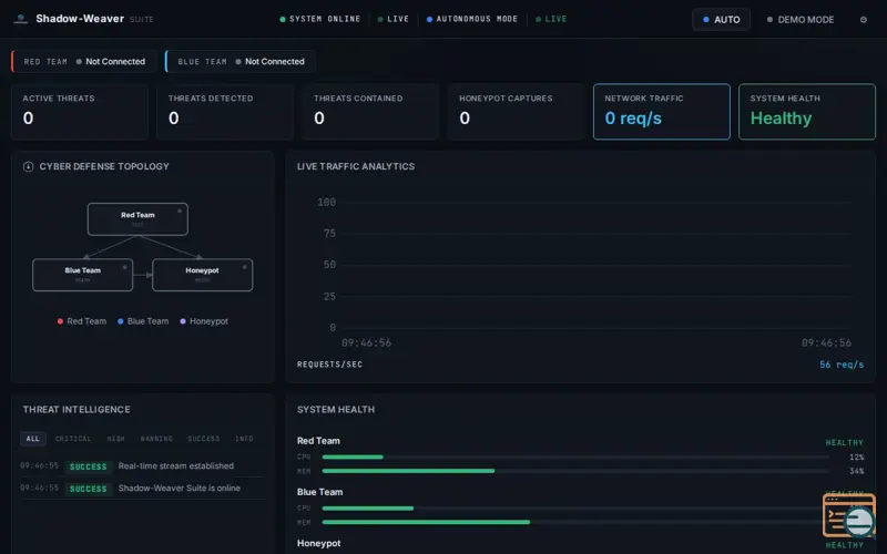 Screenshot of shadow weaver