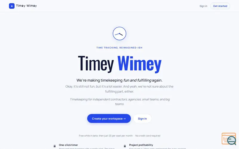 Screenshot of Timey Wimey