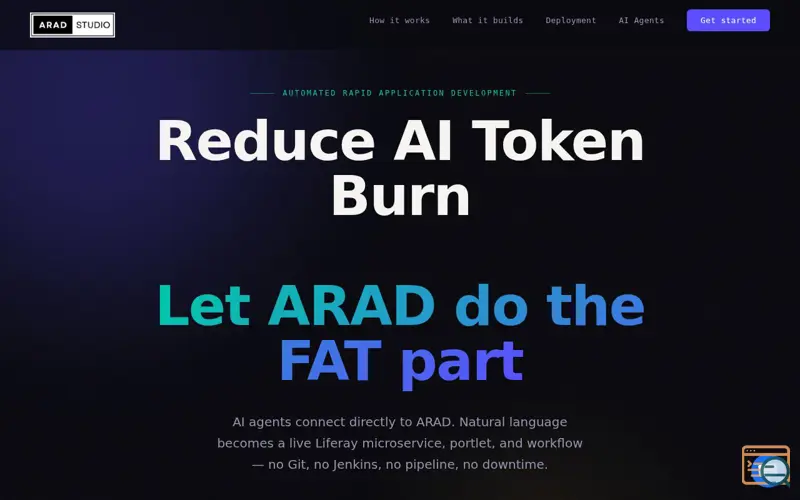 Screenshot of ARAD (AI Agent's Backend Developer)