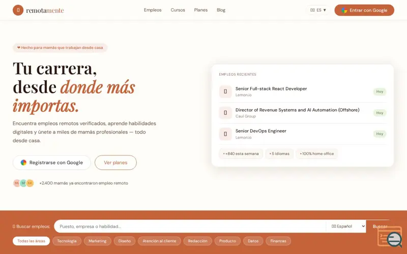 Screenshot of Remotamente