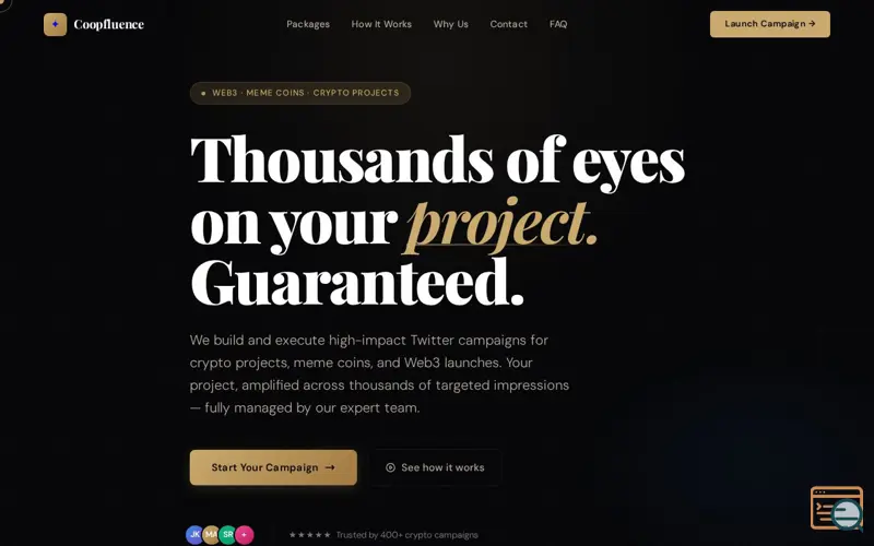 Screenshot of Coopfluence