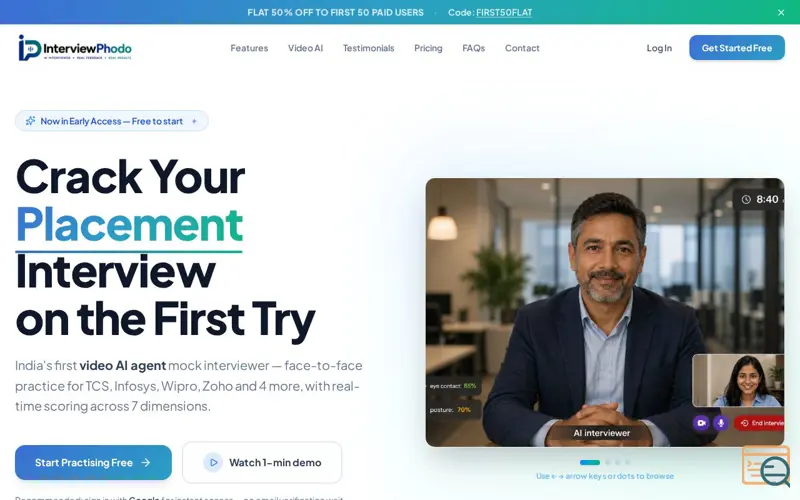 Screenshot of InterviewPhodo