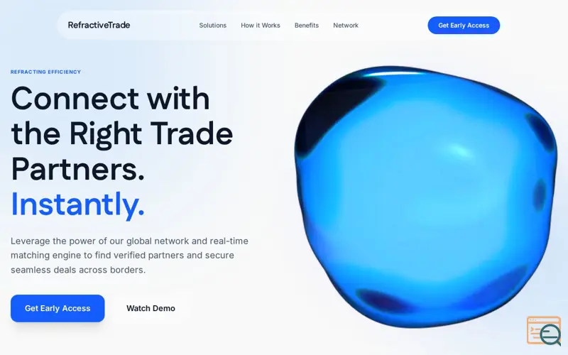 Screenshot of RefractiveTrade