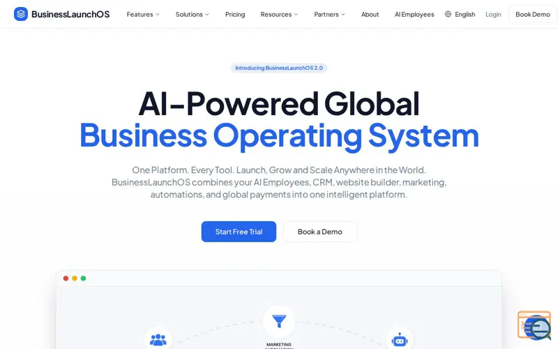 Screenshot of BusinessLaunchOS