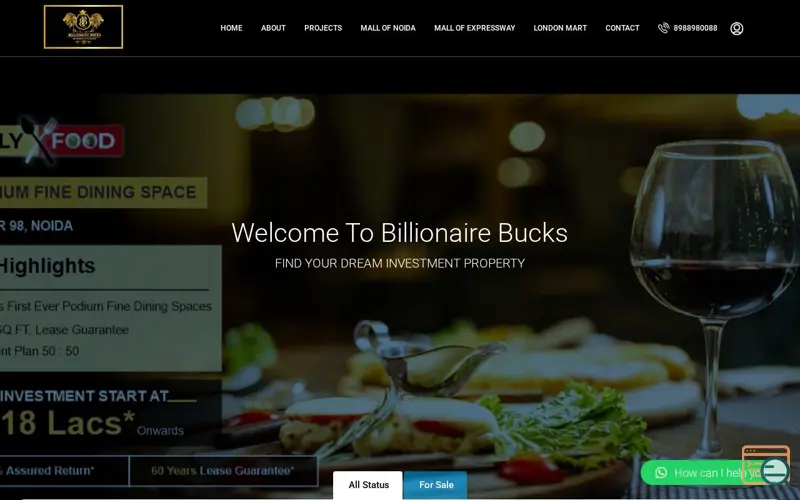 Screenshot of Billionaire Bucks India