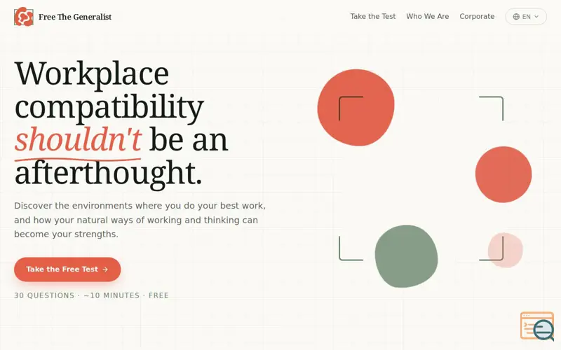 Screenshot of FTG Workplace Compatibility Test