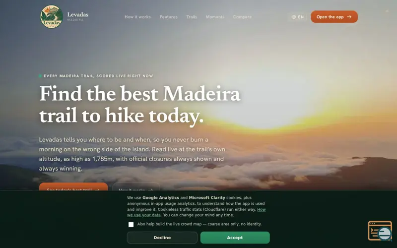 Screenshot of Madeira Hiking - Levadas