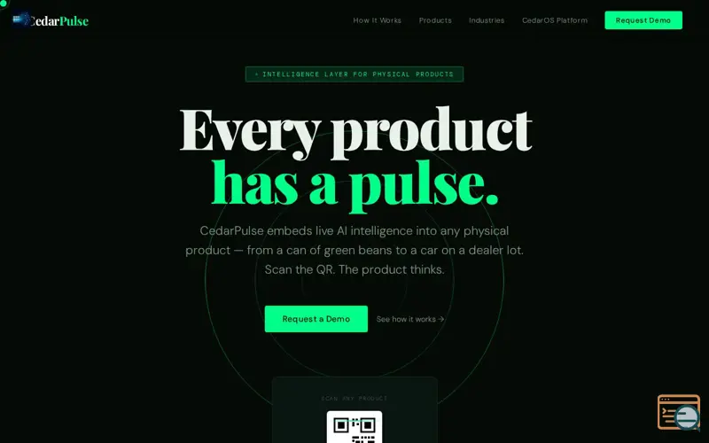 Screenshot of CedarPulse — Every Product Has a Pulse