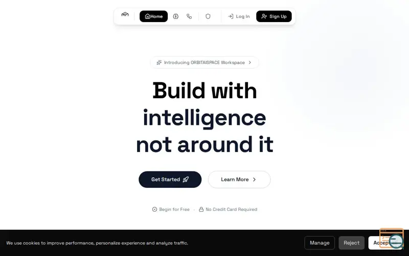 Screenshot of OrbitAi Space