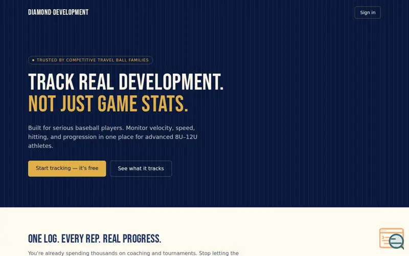 Screenshot of Diamond Development