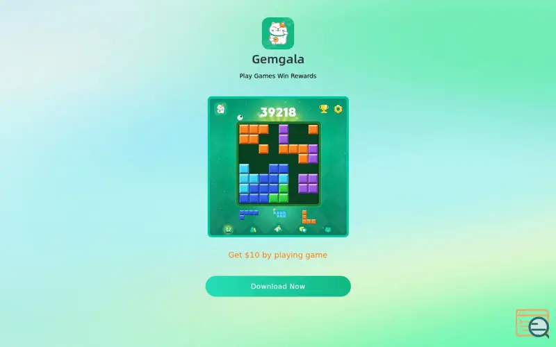 Screenshot of Gemgala