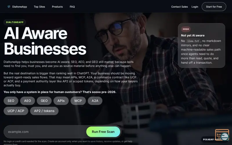 Screenshot of DialtoneApp