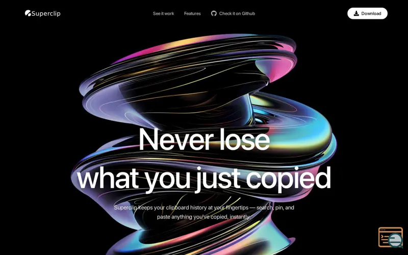 Screenshot of Superclip 