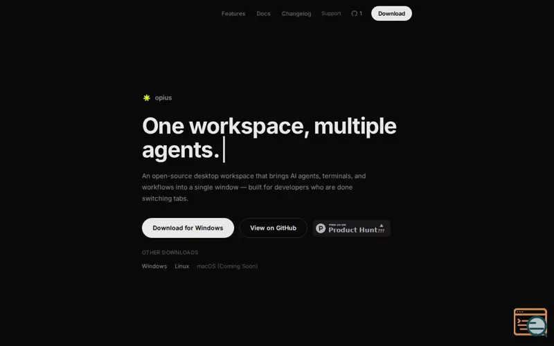 Screenshot of Opius