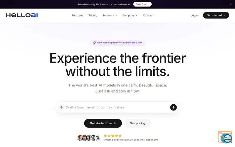 Screenshot of Not Another AI Platform