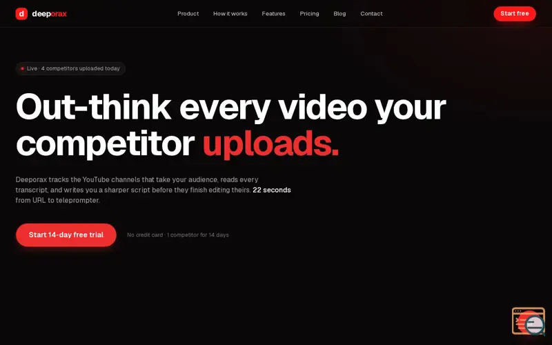 Screenshot of Deeporax