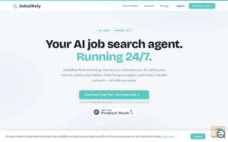 Screenshot of Jobs2Rely