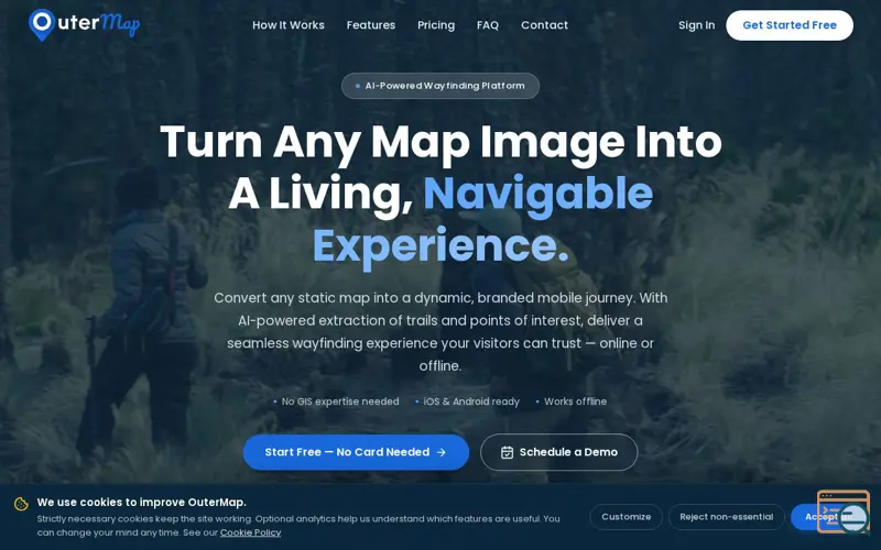 Screenshot of OuterMap