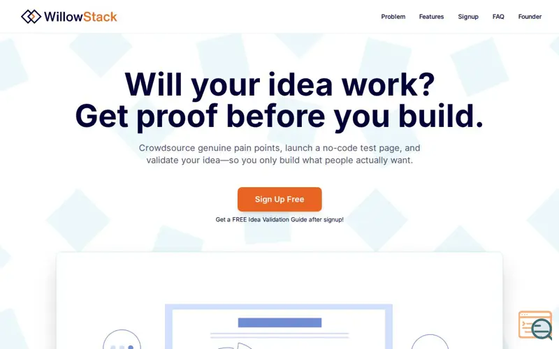 Screenshot of WillowStack