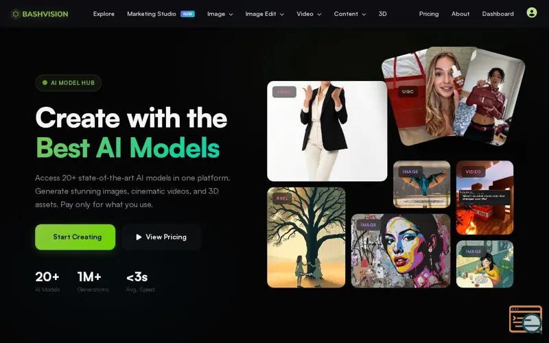 Screenshot of BashVision