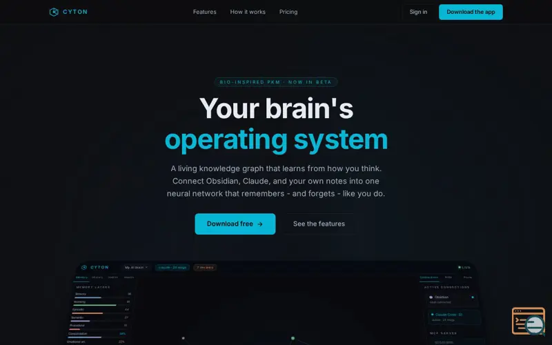 Screenshot of Cyton
