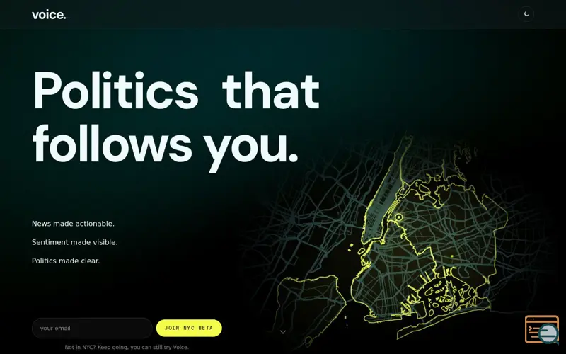 Screenshot of Voice