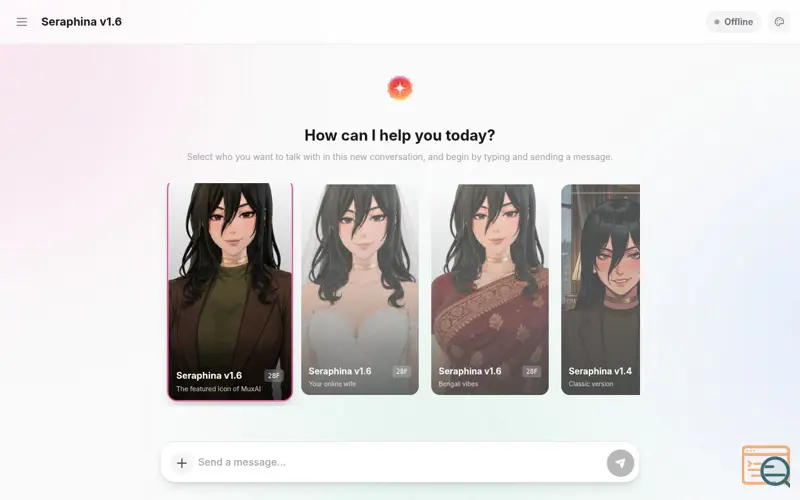 Screenshot of MuxAI