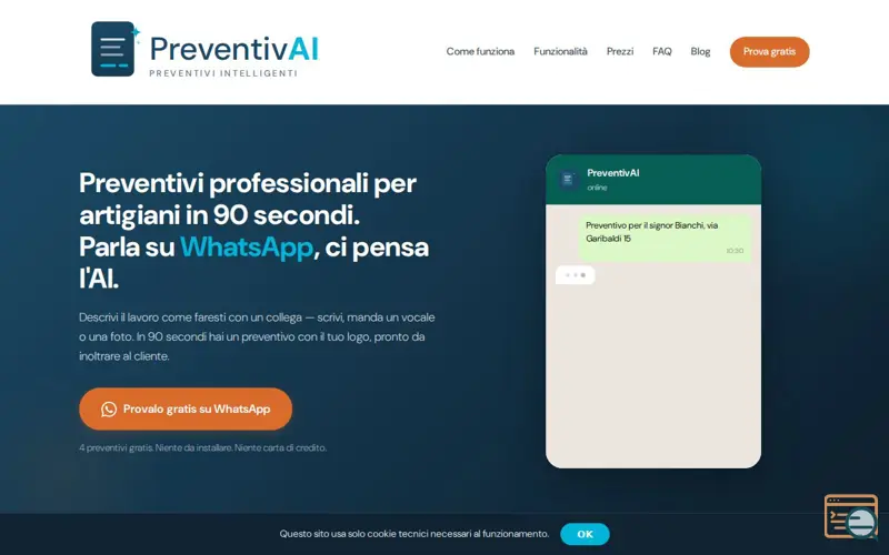 Screenshot of PreventivAI