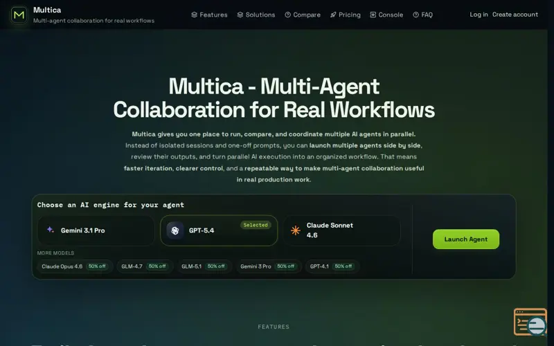 Screenshot of Multica