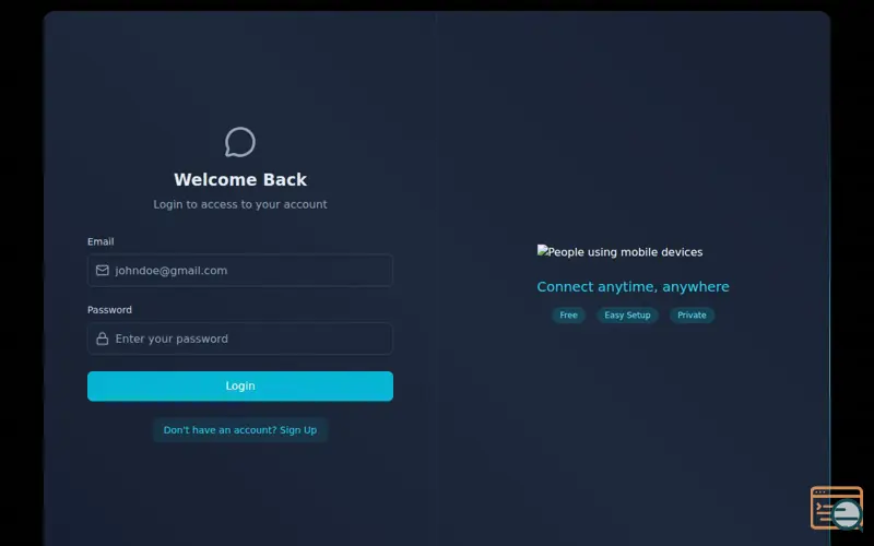 Screenshot of PulseChat