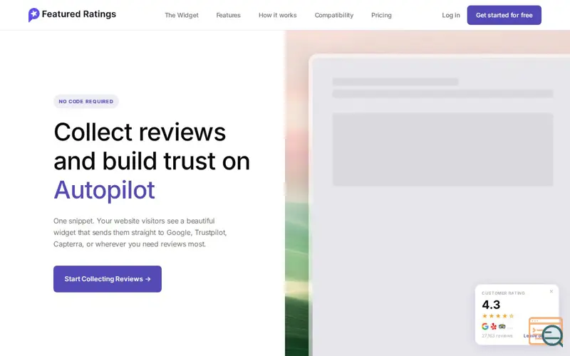 Screenshot of Featured Ratings