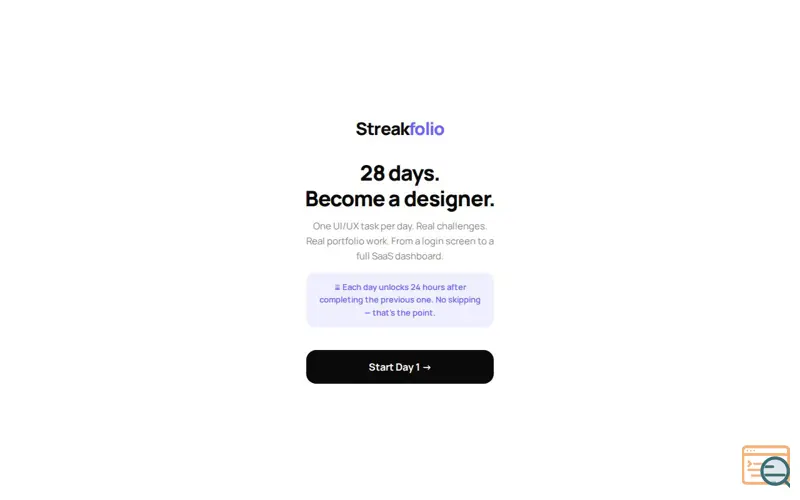 Screenshot of Streakfolio