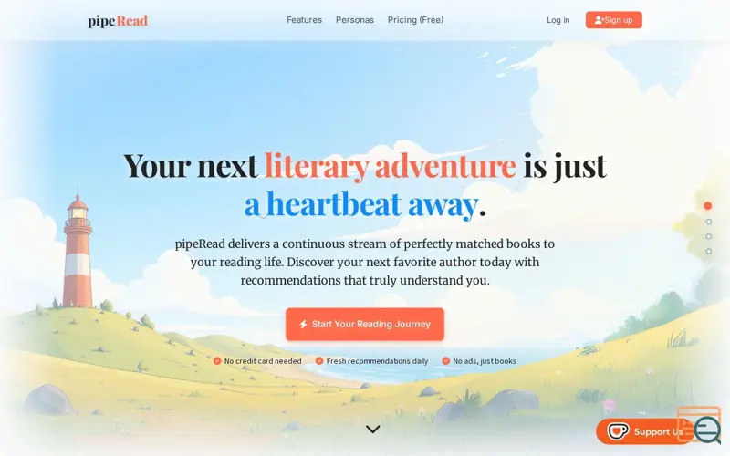 Screenshot of pipeRead for iOS