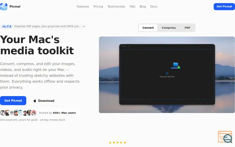 Screenshot of Picmal