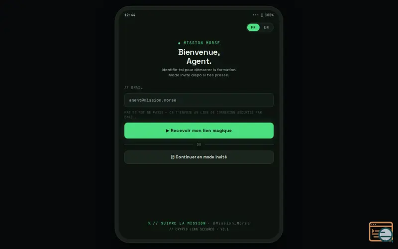 Screenshot of Mission Morse