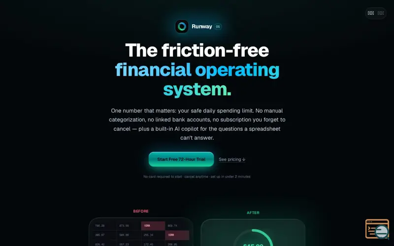 Screenshot of Runway OS