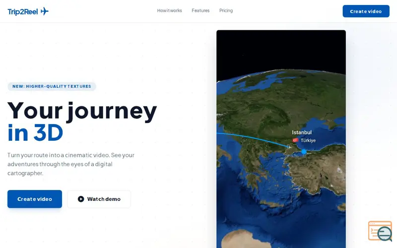 Screenshot of Trip2Reel, a launch using Mail.ru Top Counter