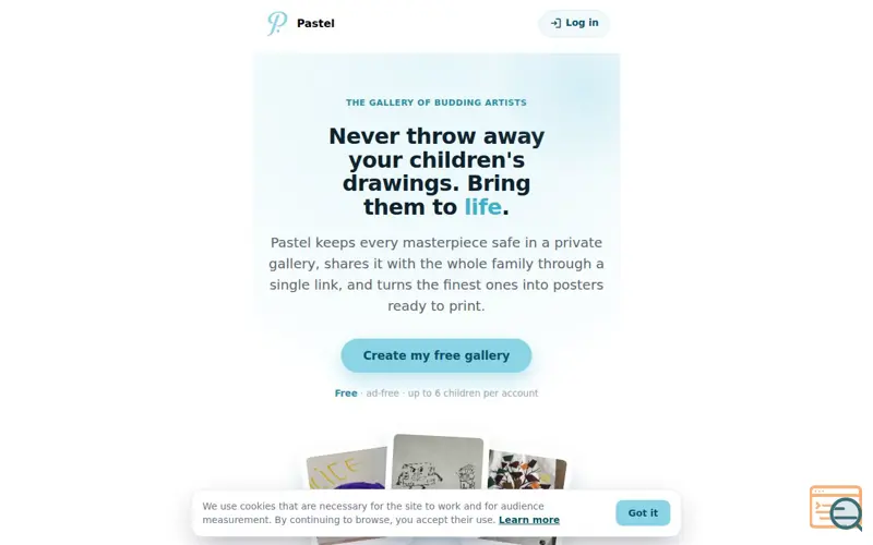 Screenshot of Pastel