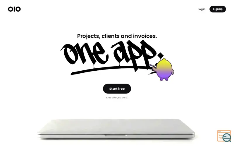 Screenshot of OIO