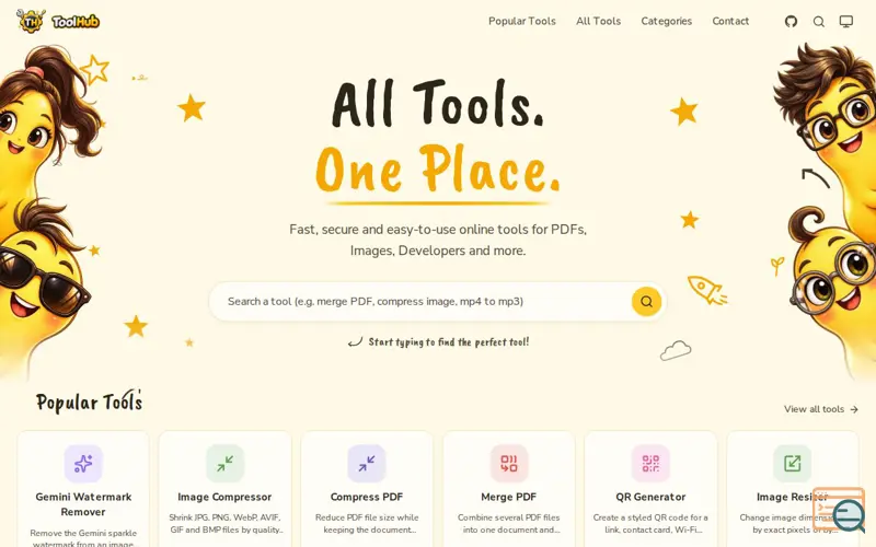 Screenshot of ToolHub