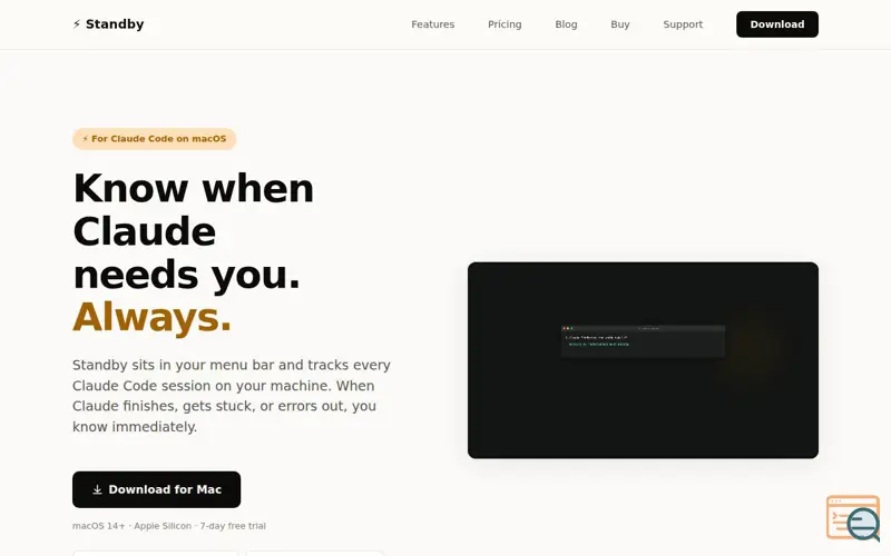 Screenshot of Standby 