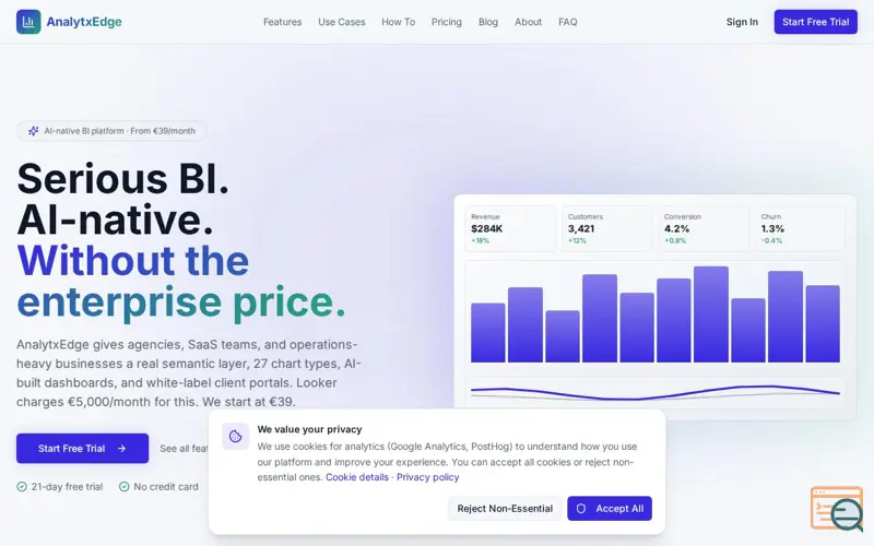 Screenshot of AnalytxEdge