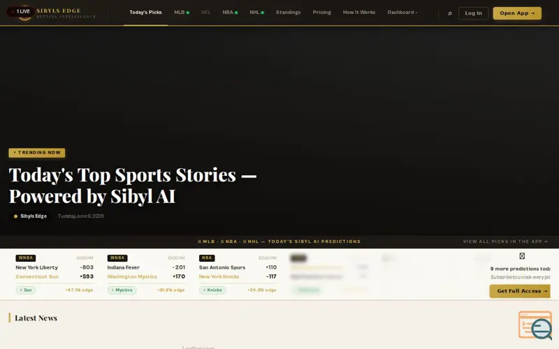Screenshot of Sibyls Edge