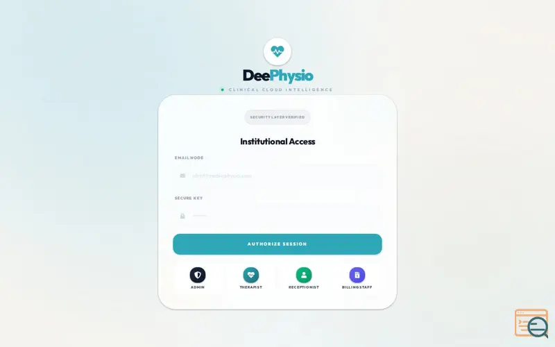 Screenshot of Physio Pro Clinic