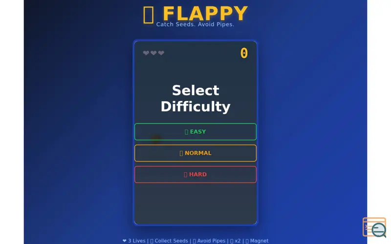 Screenshot of Flappymygame