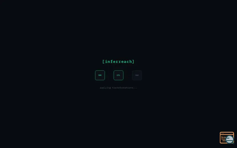 Screenshot of InferReach
